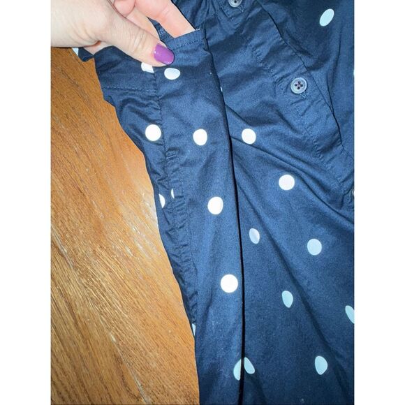 Old Navy polka dot cutout side midi dress size small - Picture 10 of 13